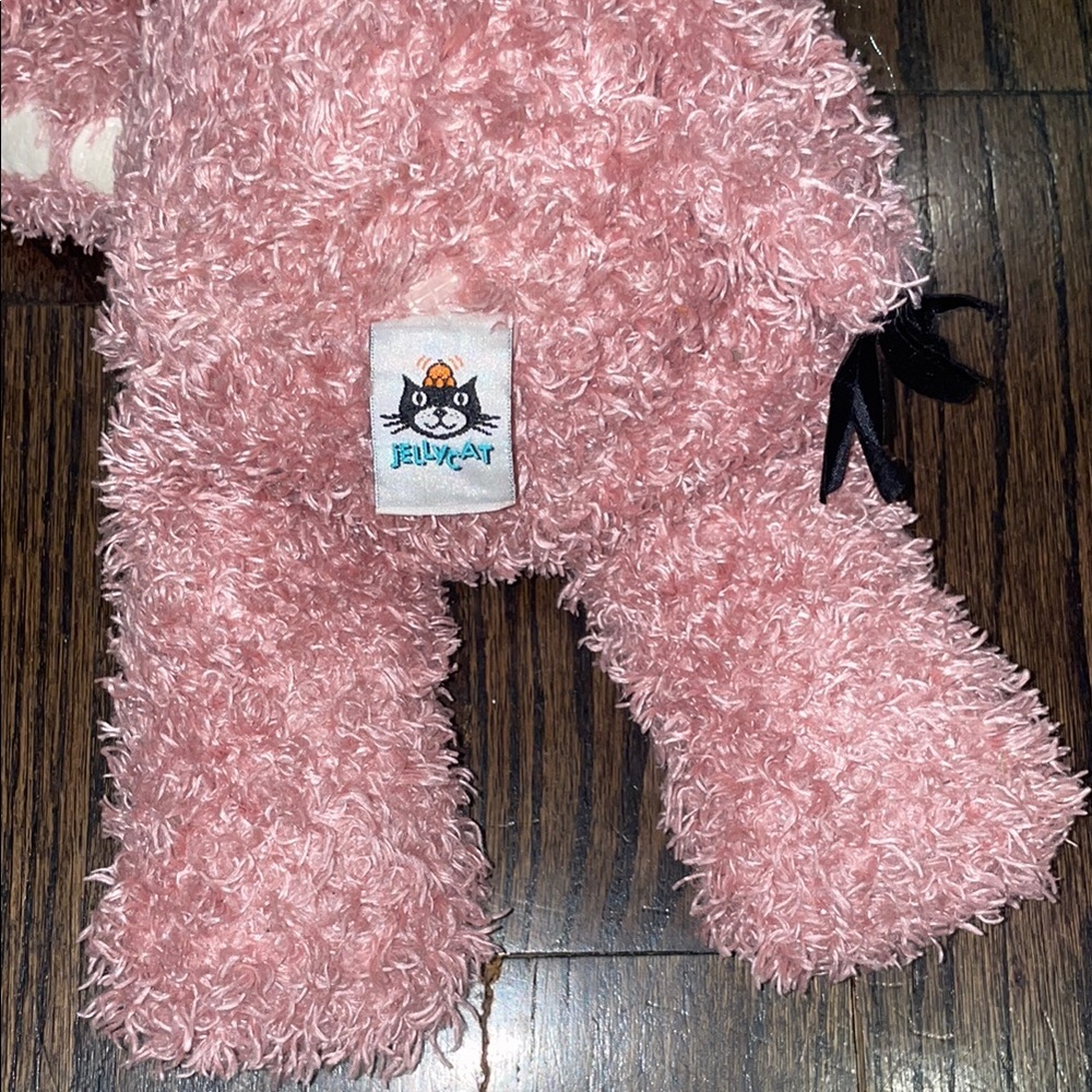 Jellycat VERY RARE Junglie Bunglie Rose Elephant 16” - Picture 4 of 6